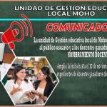 UGEL Moho – Calidad Educativa