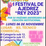 I FESTIVAL DE AJEDREZ “REY 2023”