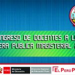 REINGRESO DE DOCENTES A LA CARRERA PUBLICA MAGISTERIAL 2023