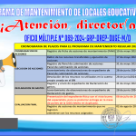 CRONOGRAMA DE REGISTRO DEL PANEL DE CULMINIACIÓN DE ACCIONES Y DECLARACIÓN DE GASTOS