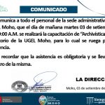 COMUNICADO