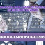 CONVOCATORIA PARA CARGO DE ESPECIALISTA EN RECURSOS HUMANOS