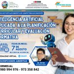 🎯 CURSO DE FORTALECIMIENTO SOBRE INTELIGENCIA ARTIFICIAL APLICADA A LA PLANIFICACIÓN CURRICULAR Y EVALUACIÓN FORMATIVA