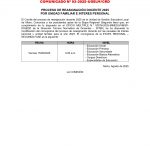 COMUNICADO, LA ADJUDICACIÓN DE REASIGNACIÓN DOCENTE 2025 – ETAPA REGIONAL (Segunda fase), SE REALIZARÁ CON EL SIGUIENTE CRONOGRAMA.